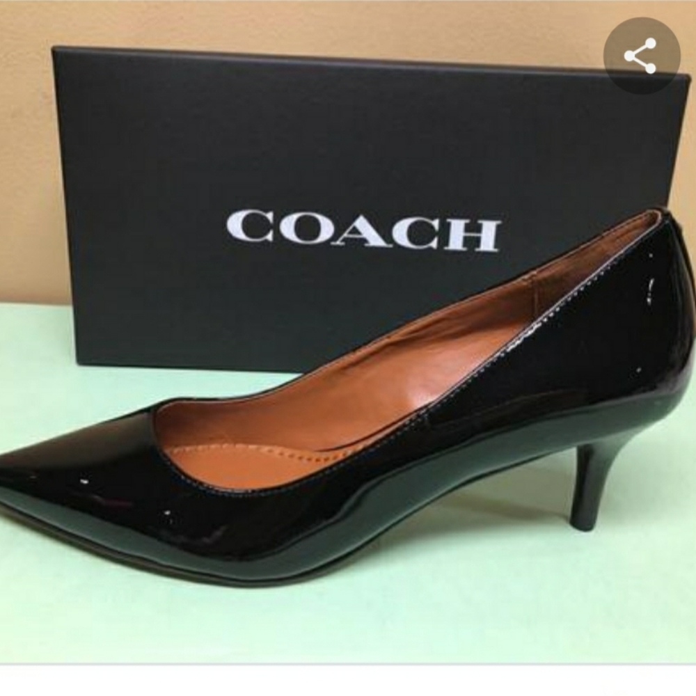 BRAND NEW IN BOX Coach heels. Never worn!
